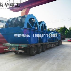 輪式洗砂機